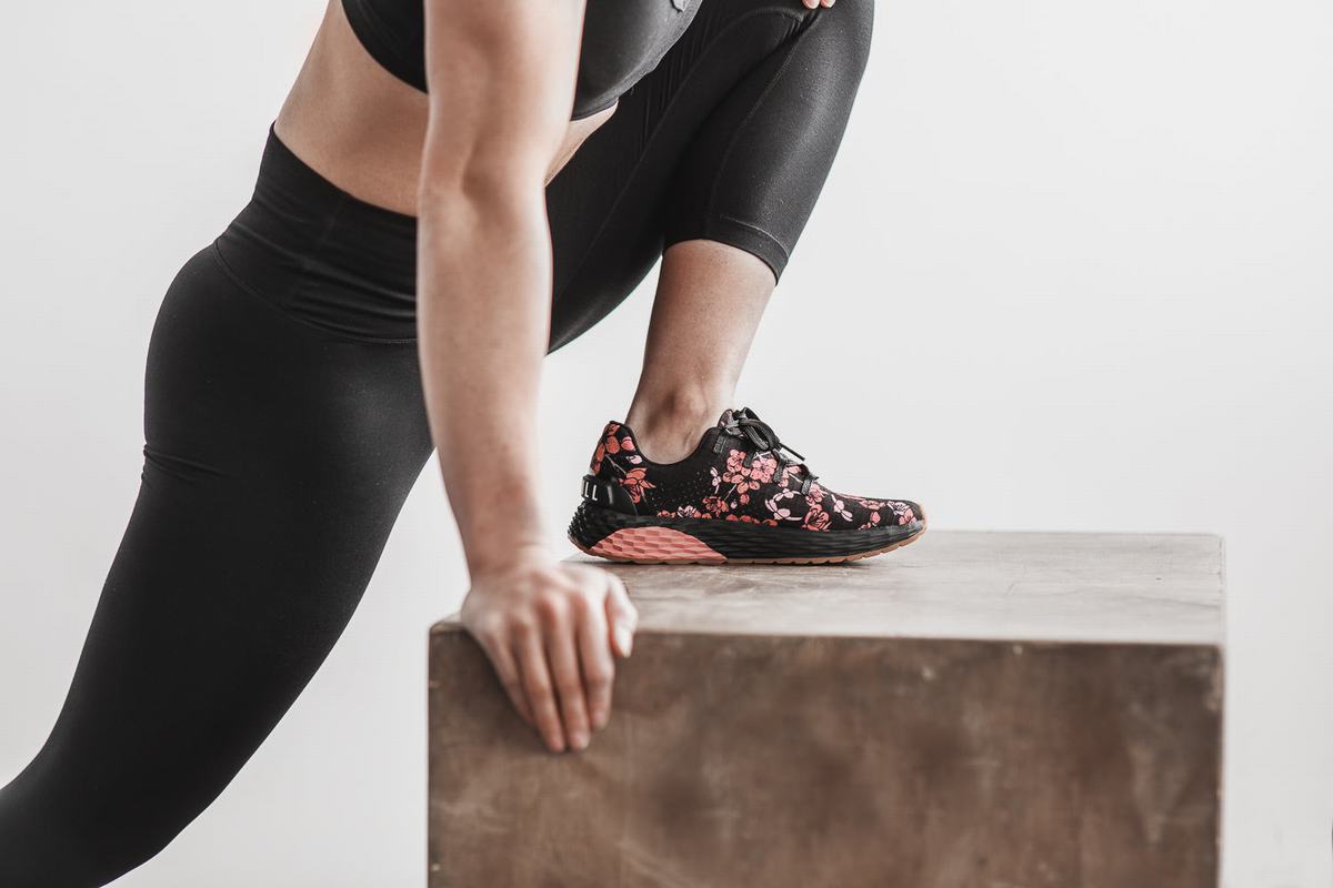 Chaussures Running Nobull Ripstop Runner Femme Noir Rose | ZB1347095