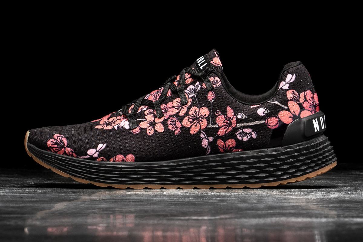 Chaussures Running Nobull Ripstop Runner Femme Noir Rose | ZB1347095