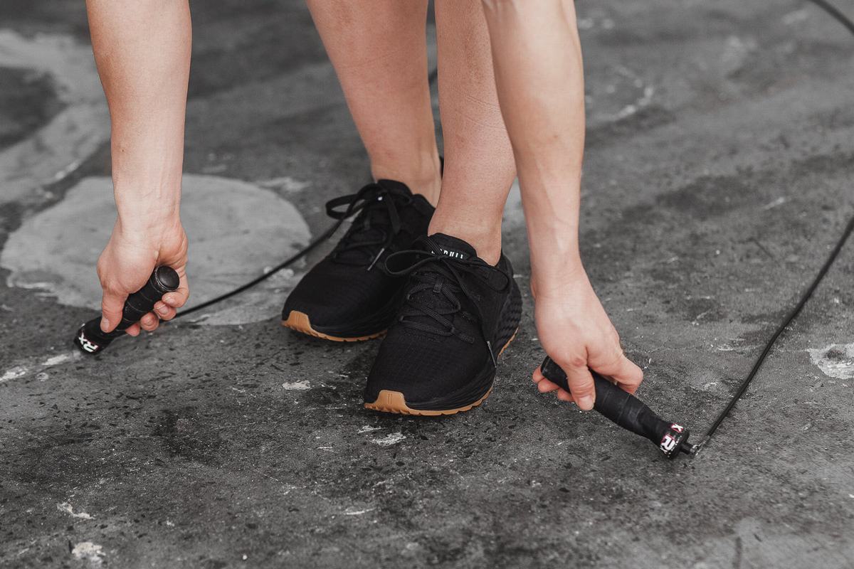 Chaussures Running Nobull Ripstop Runner Femme Noir | ZQ7603451