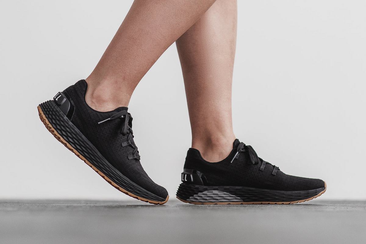 Chaussures Running Nobull Ripstop Runner Femme Noir | ZQ7603451