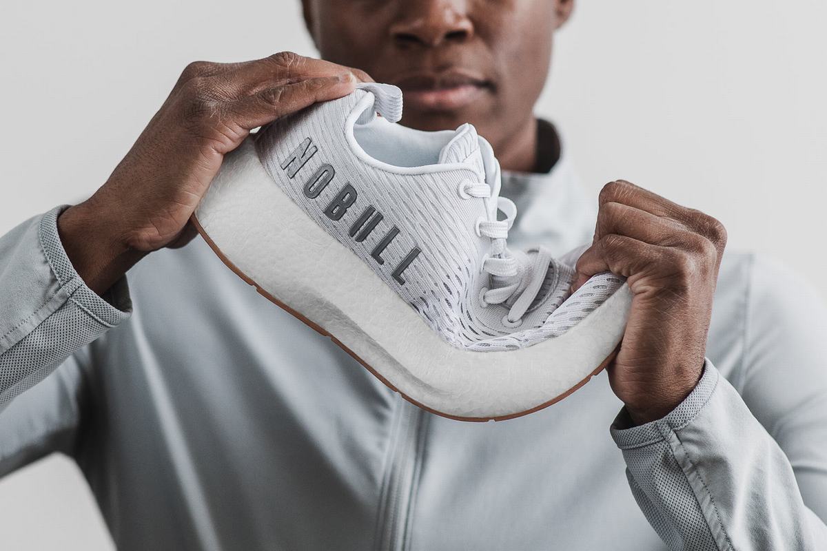 Chaussures Running Nobull Runner Femme Blanche | XL6410385