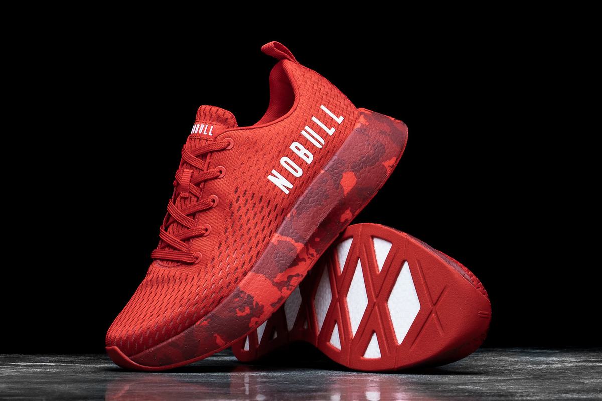 Chaussures Running Nobull Runner Femme Rouge | ZI7956382