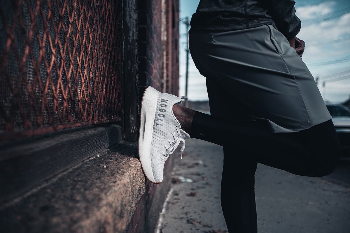 Chaussures Running Nobull Runner Homme Blanche | KP5617348