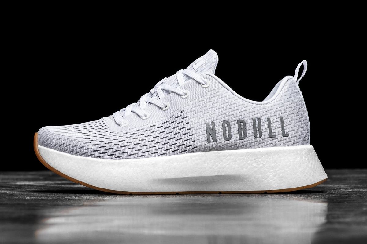 Chaussures Running Nobull Runner Homme Blanche | KP5617348