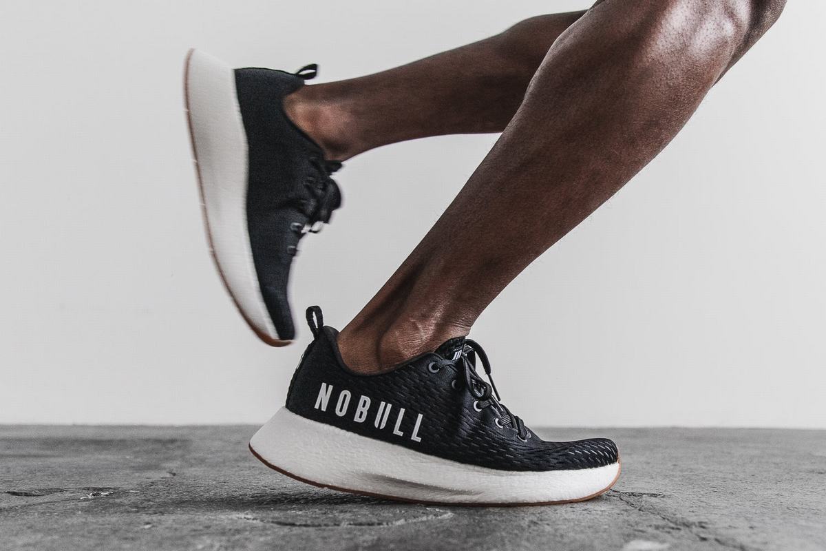 Chaussures Running Nobull Runner Homme Noir Blanche | HW9256031