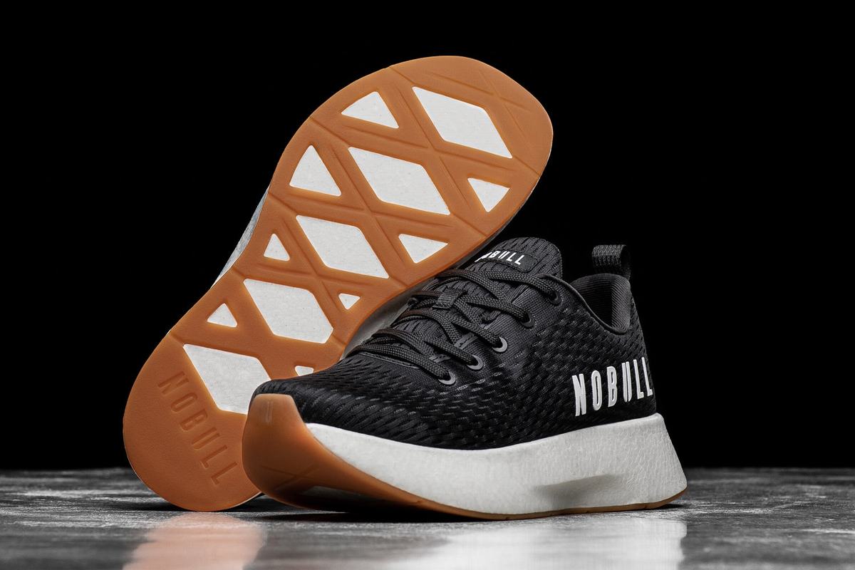 Chaussures Running Nobull Runner Homme Noir Blanche | HW9256031