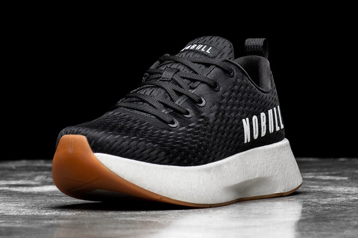 Chaussures Running Nobull Runner Homme Noir Blanche | HW9256031