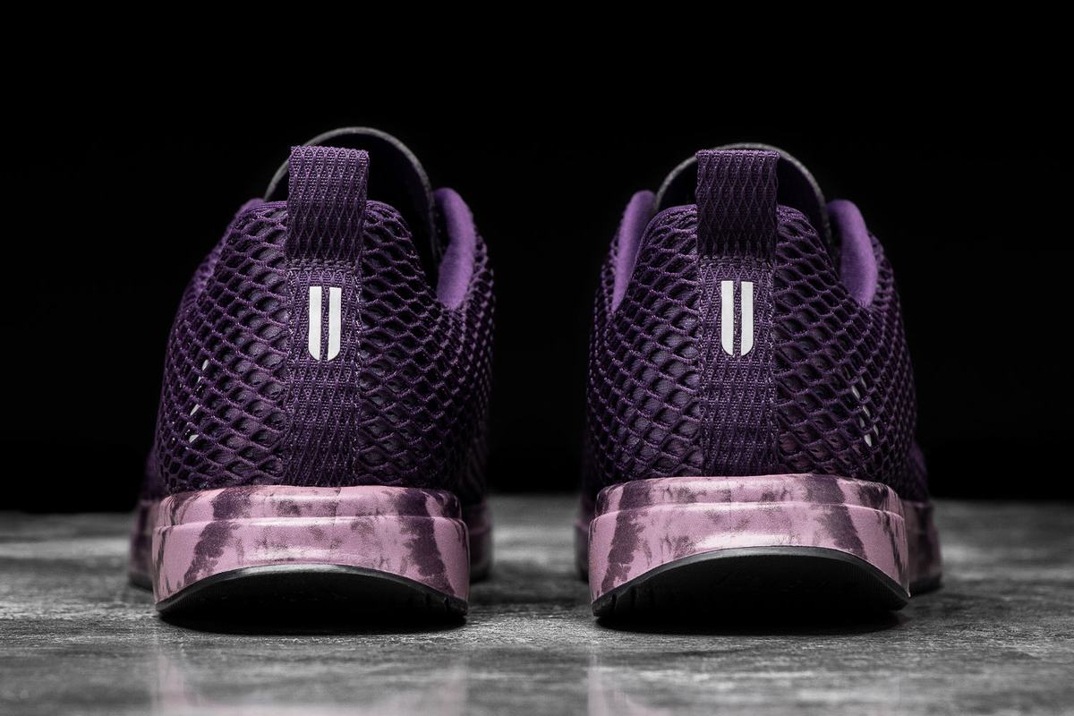 Chaussures Running Nobull Tie-Dye Mesh Runner Homme Violette Foncé | BJ9462785