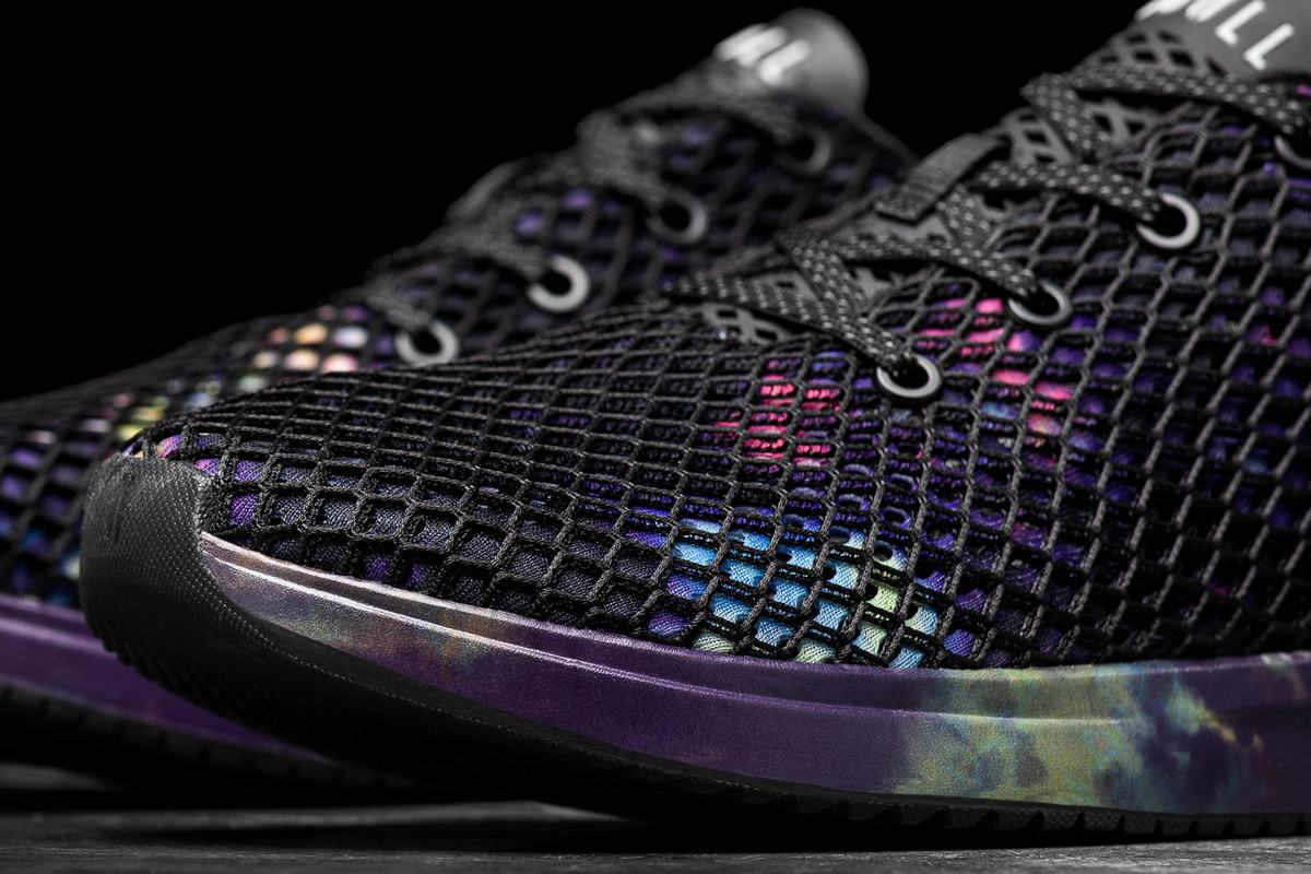 Chaussures Running Nobull Tie-Dye Mesh Runner Homme Violette Noir | EP7041863