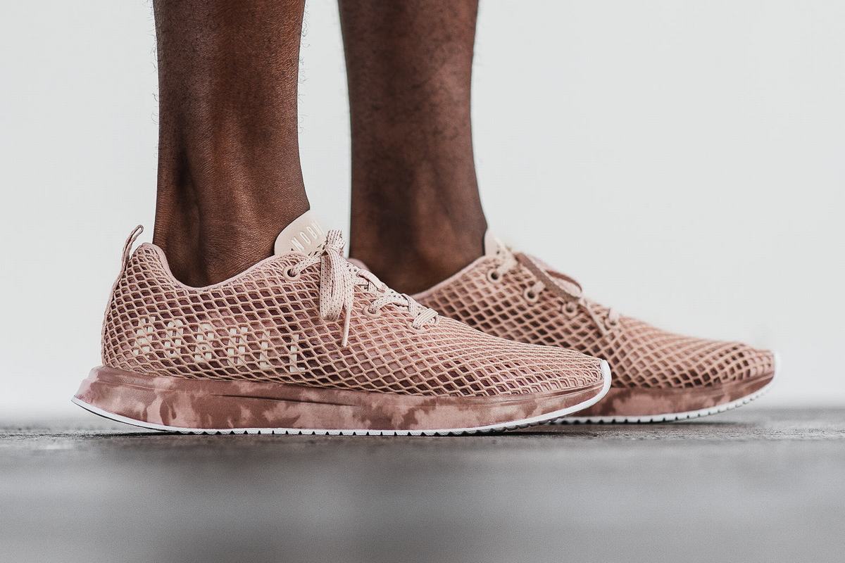 Chaussures Running Nobull Tie-Dye Mesh Runner Homme Rose | SV9614257