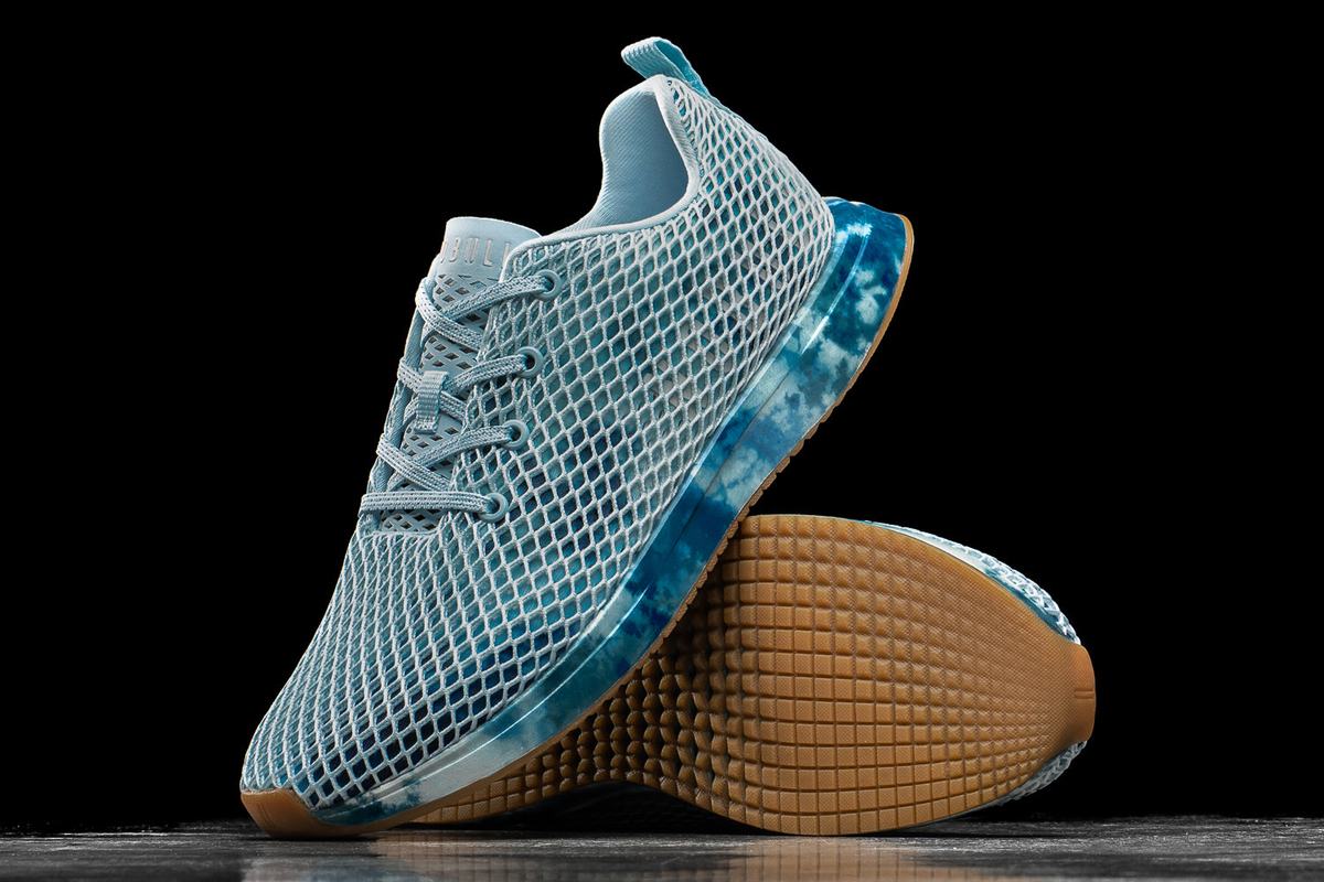Chaussures Running Nobull Tie-Dye Mesh Runner Homme Menthe | TY7024816