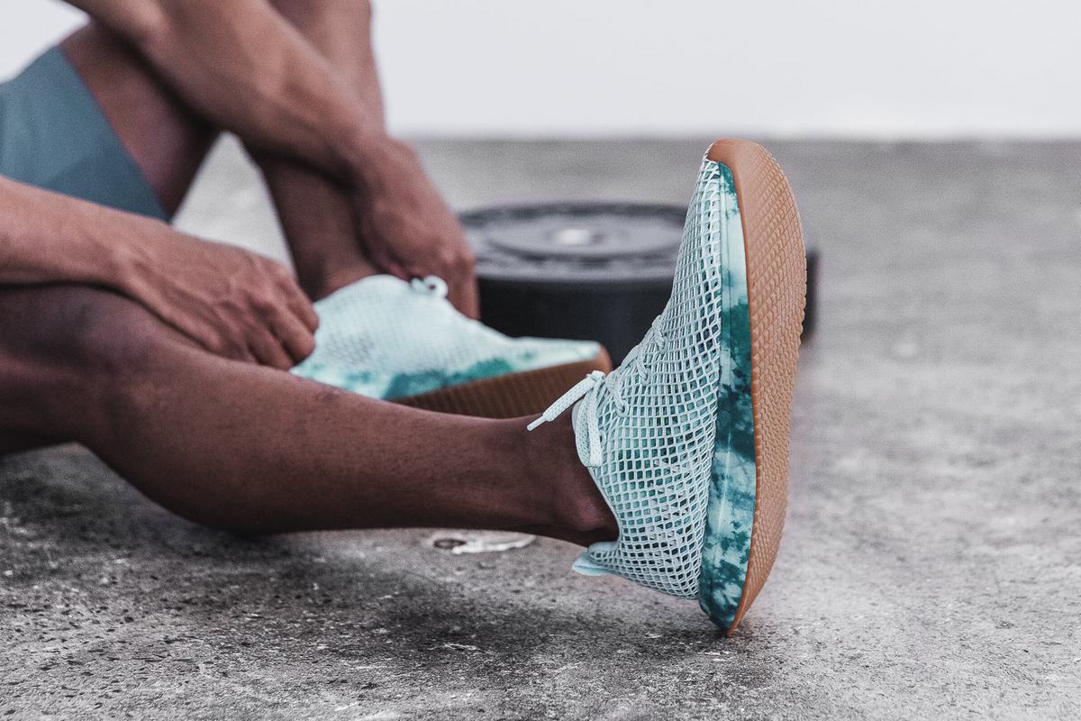 Chaussures Running Nobull Tie-Dye Mesh Runner Homme Menthe | TY7024816
