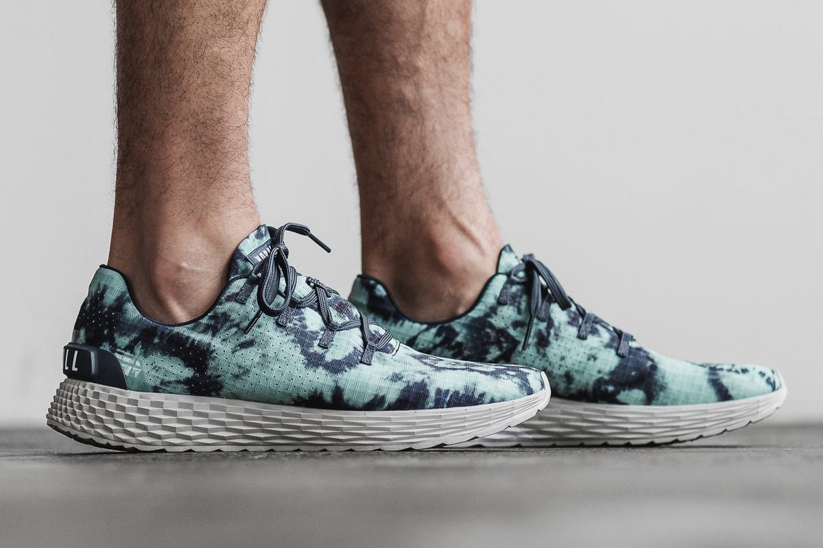 Chaussures Running Nobull Tie-Dye Ripstop Runner Homme Turquoise Clair | AU2316490