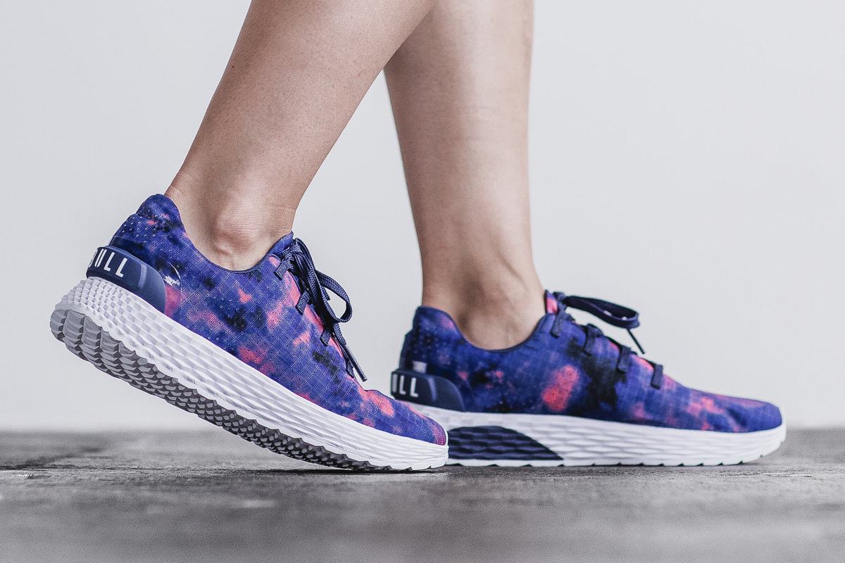Chaussures Running Nobull Tie-Dye Ripstop Runner Femme Indigo Rose | DW8529036