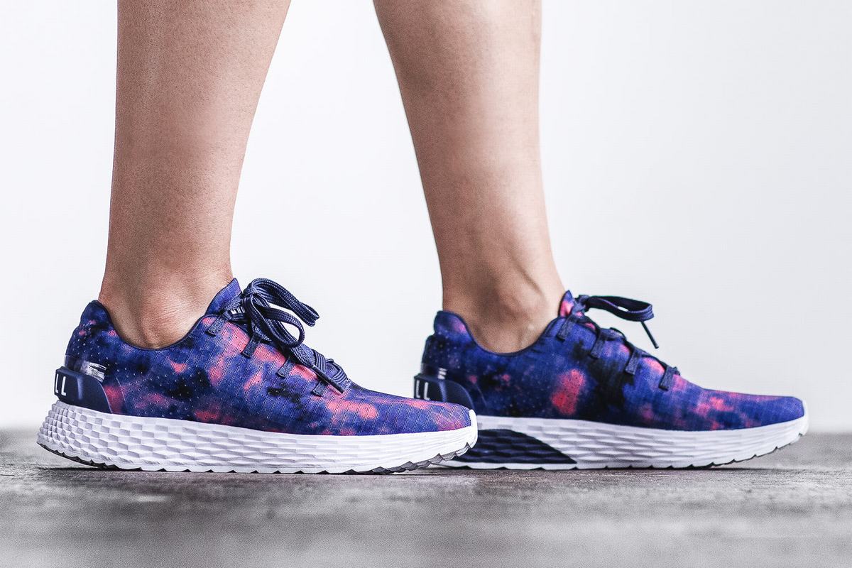 Chaussures Running Nobull Tie-Dye Ripstop Runner Femme Indigo Rose | DW8529036