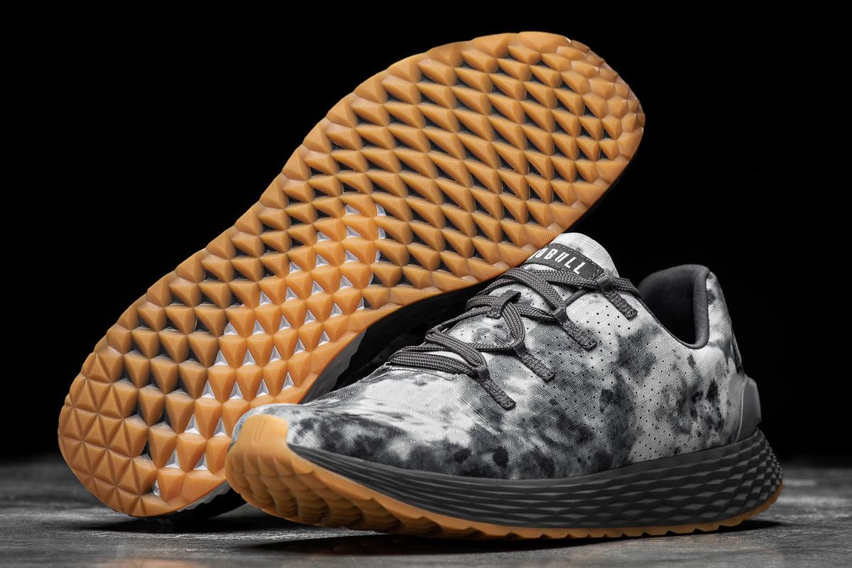 Chaussures Running Nobull Tie-Dye Ripstop Runner Homme Grise | EV3260957