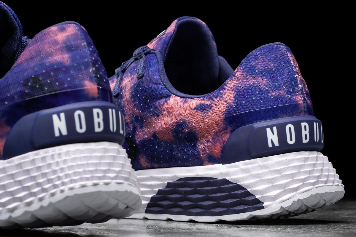 Chaussures Running Nobull Tie-Dye Ripstop Runner Homme Indigo Rose | LF7032695
