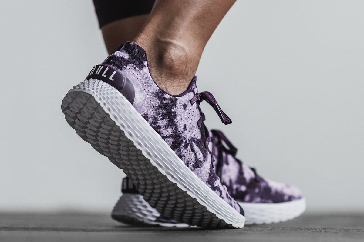 Chaussures Running Nobull Tie-Dye Ripstop Runner Femme Violette | WJ9576134