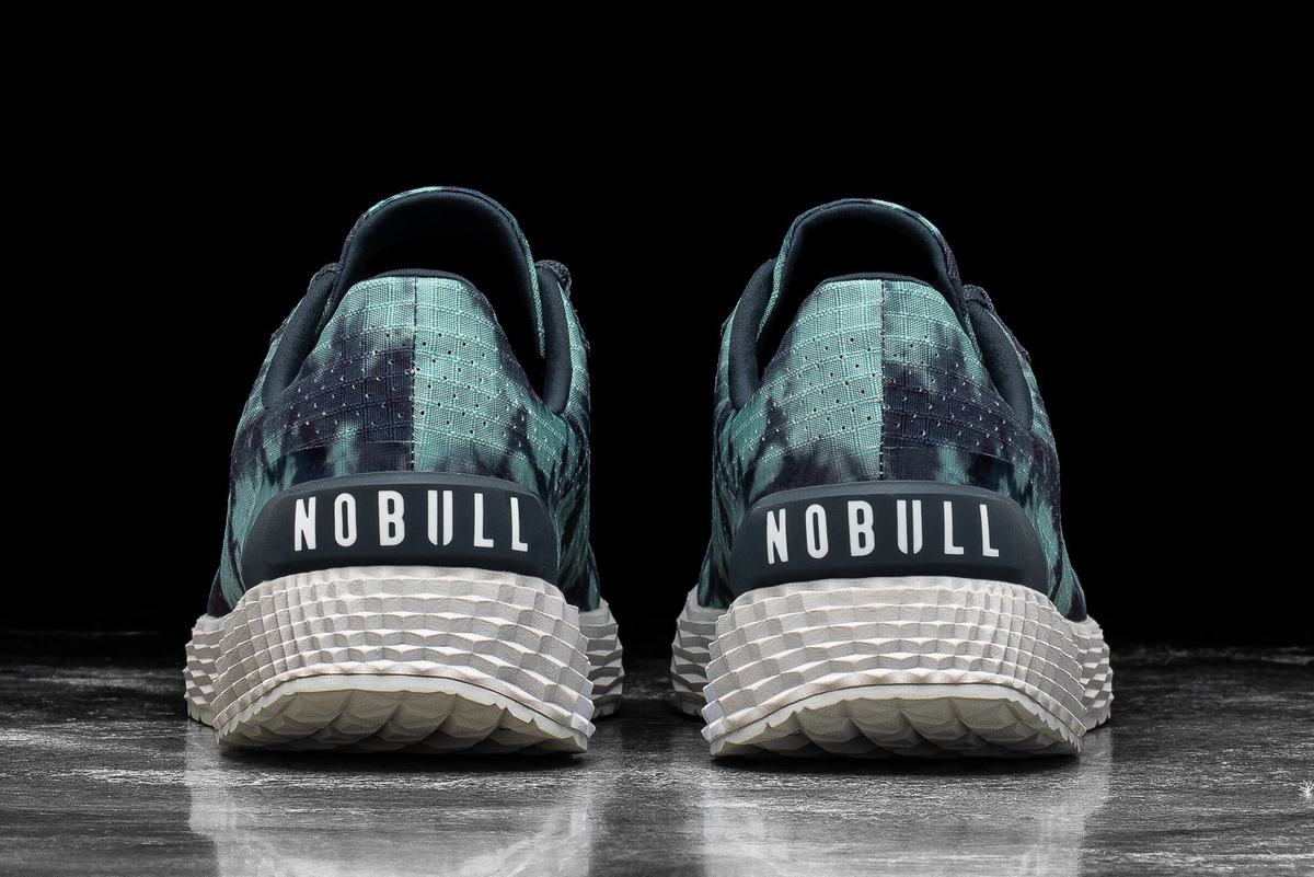 Chaussures Running Nobull Tie-Dye Ripstop Runner Femme Turquoise Clair | YE2786159
