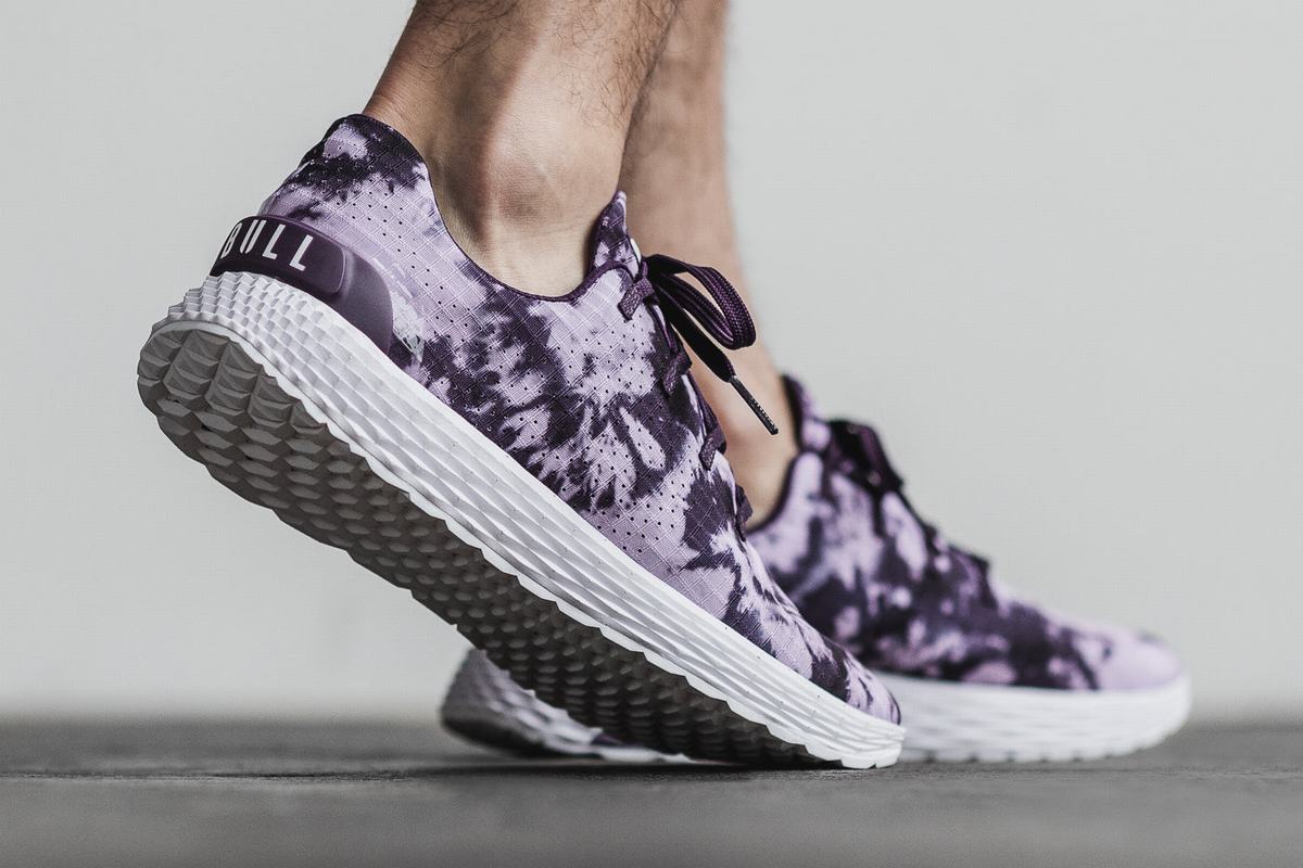 Chaussures Running Nobull Tie-Dye Ripstop Runner Homme Violette | YV0568379