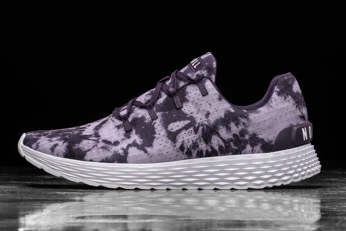 Chaussures Running Nobull Tie-Dye Ripstop Runner Homme Violette | YV0568379