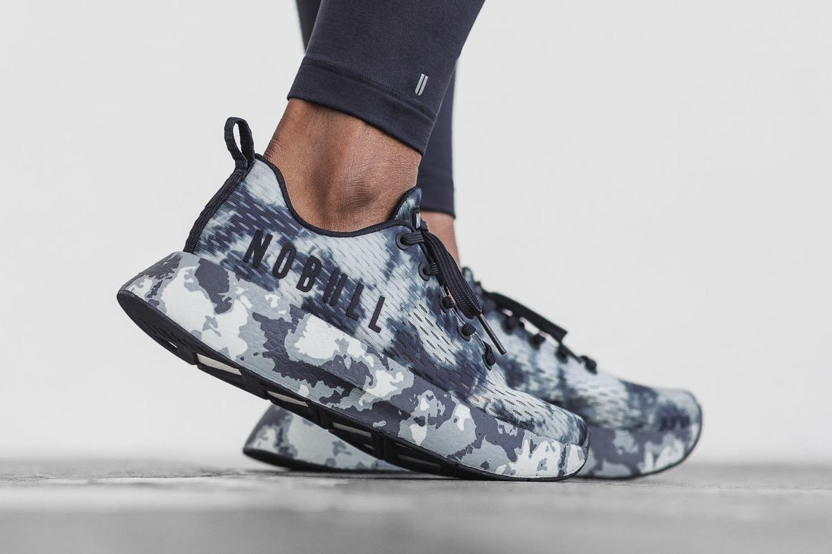Chaussures Running Nobull Tie-Dye Runner Femme Bleu Marine | DR1287403