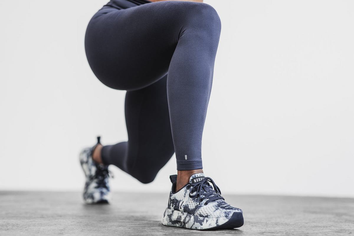 Chaussures Running Nobull Tie-Dye Runner Femme Bleu Marine | DR1287403