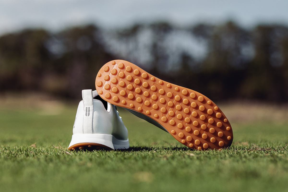 Chaussures de Golf Nobull Leather Femme Blanche | HN5983742