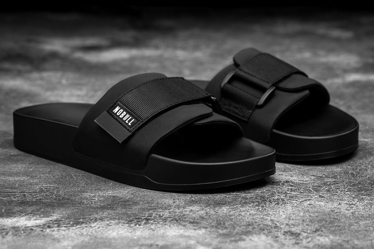 Claquette Nobull Adjustable Homme Noir | TI5037982