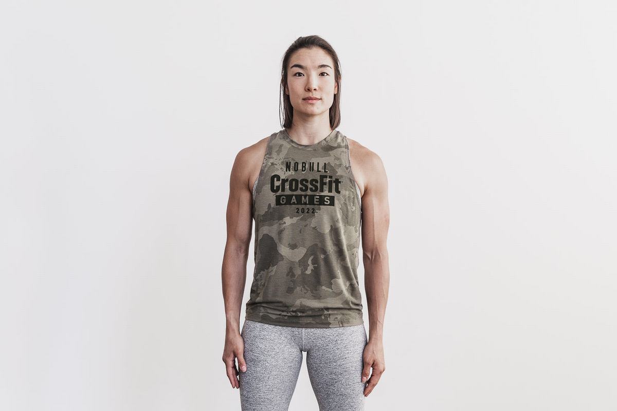 Debardeur Nobull Crossfit Games® 2022 High-Neck Tank Femme Camouflage | FH3794685
