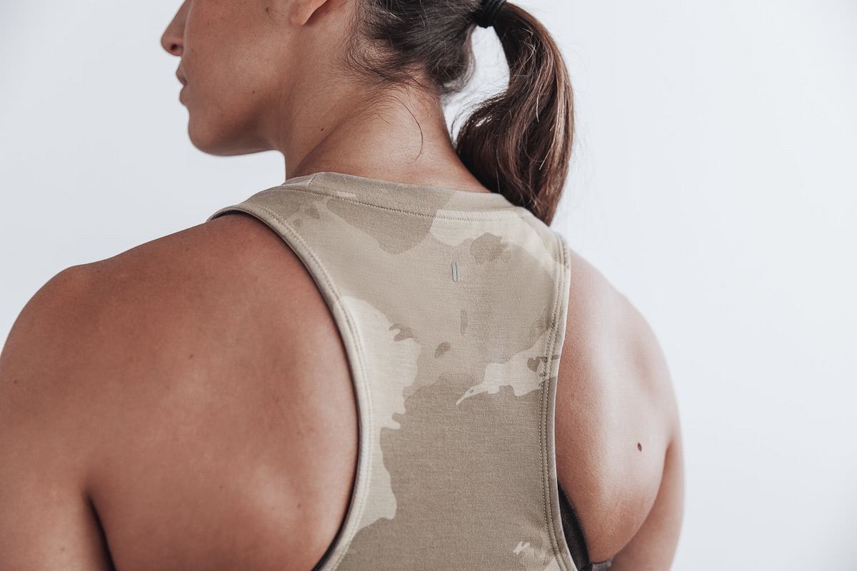 Debardeur Nobull Crossfit Games® 2022 High-Neck Tank Femme Camouflage | ZG7581094