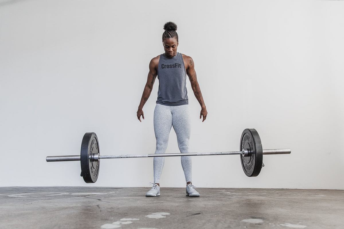 Debardeur Nobull Crossfit® High-Neck Tank Femme Grise Foncé | GA1263907
