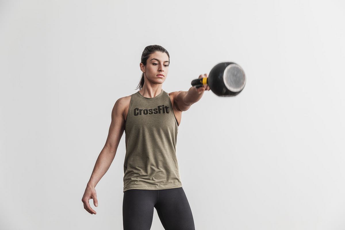Debardeur Nobull Crossfit® High-Neck Tank Femme Vert | NJ1862093