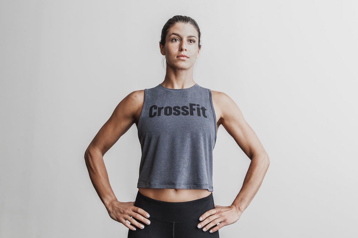 Debardeur Nobull Crossfit® Muscle Tank Femme Grise Foncé | GV9753861