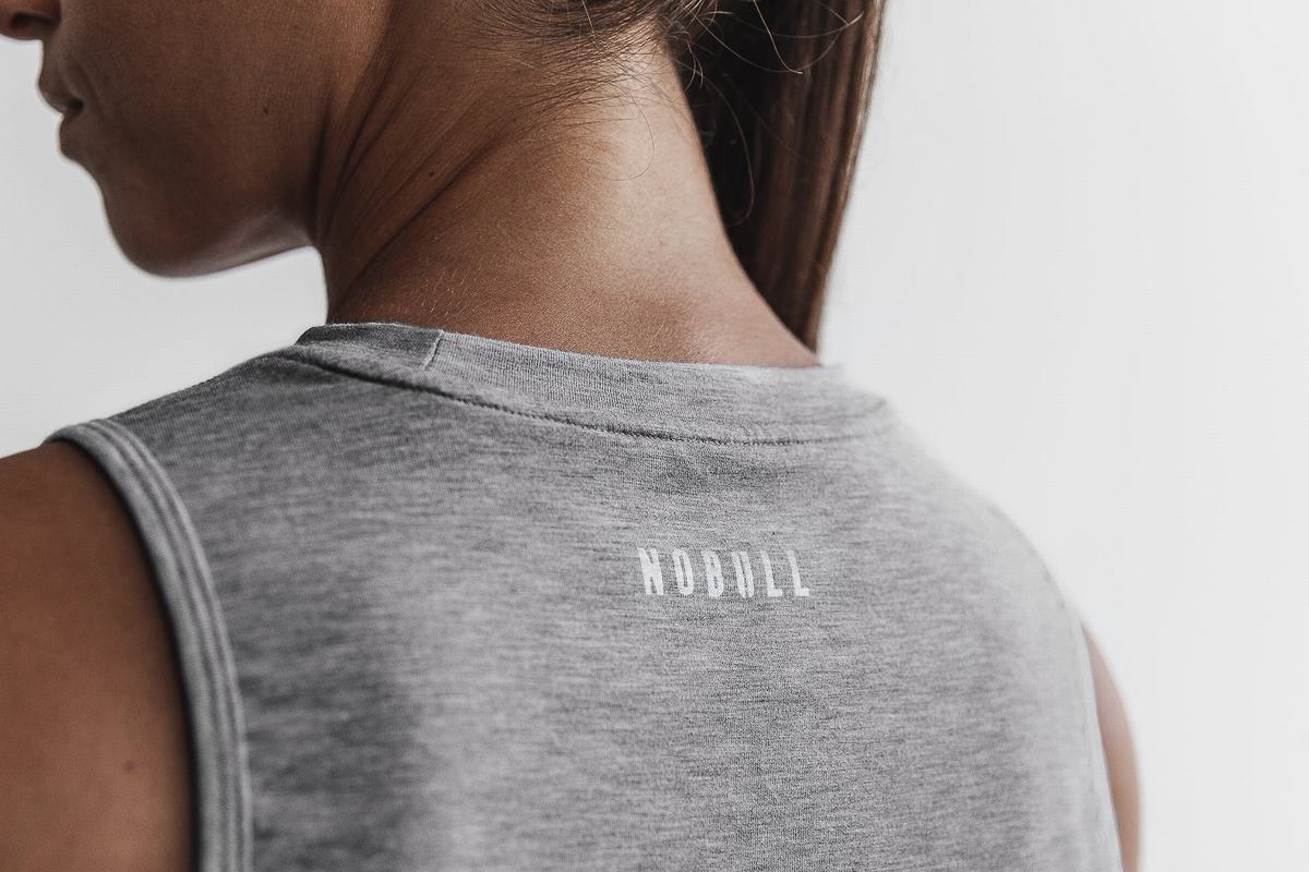 Debardeur Nobull Crossfit® Muscle Tank Femme Grise | SY9132087
