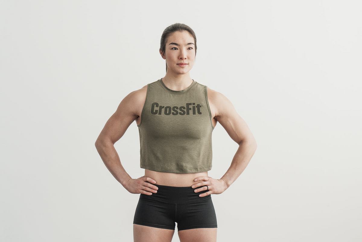 Debardeur Nobull Crossfit® Muscle Tank Femme Vert | ZB2064358