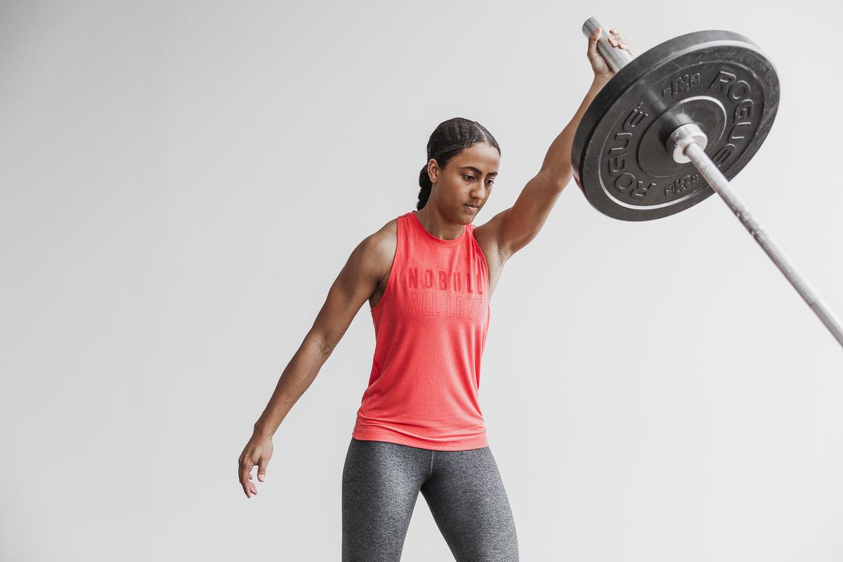 Debardeur Nobull High-Neck All Love Tank Femme Rouge | ML8052169