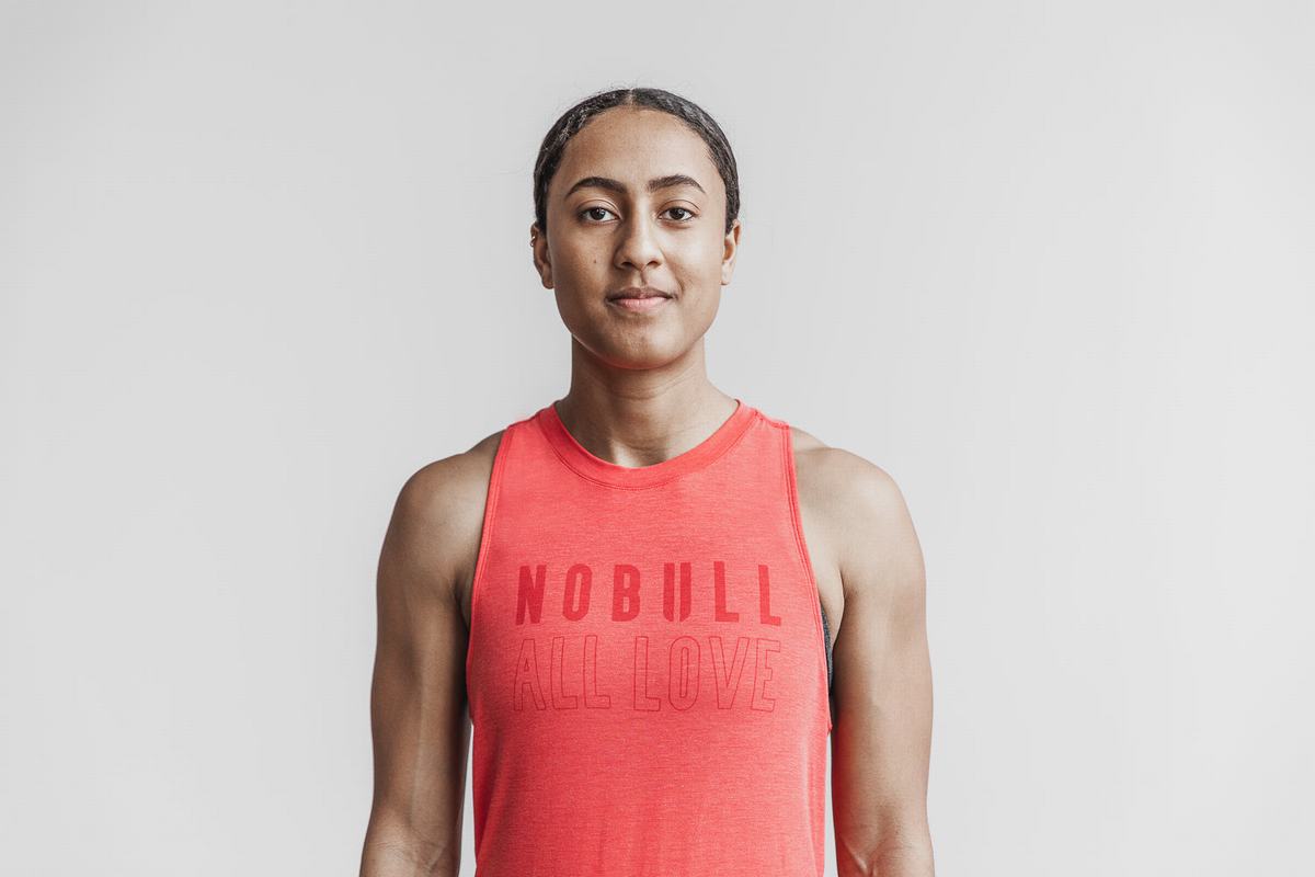 Debardeur Nobull High-Neck All Love Tank Femme Rouge | ML8052169