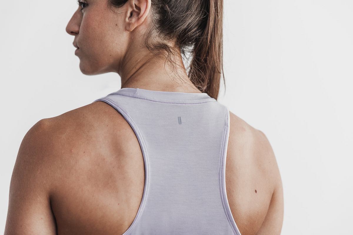 Debardeur Nobull High-Neck Dip-Dye Tank Femme Violette | EI5417206