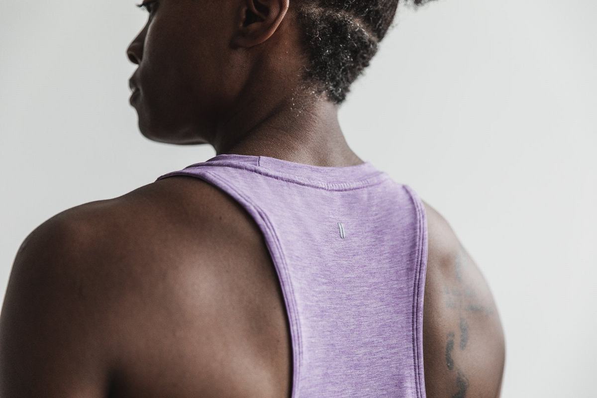 Debardeur Nobull High-Neck Tank Bright Colors Femme Violette | BW6354827
