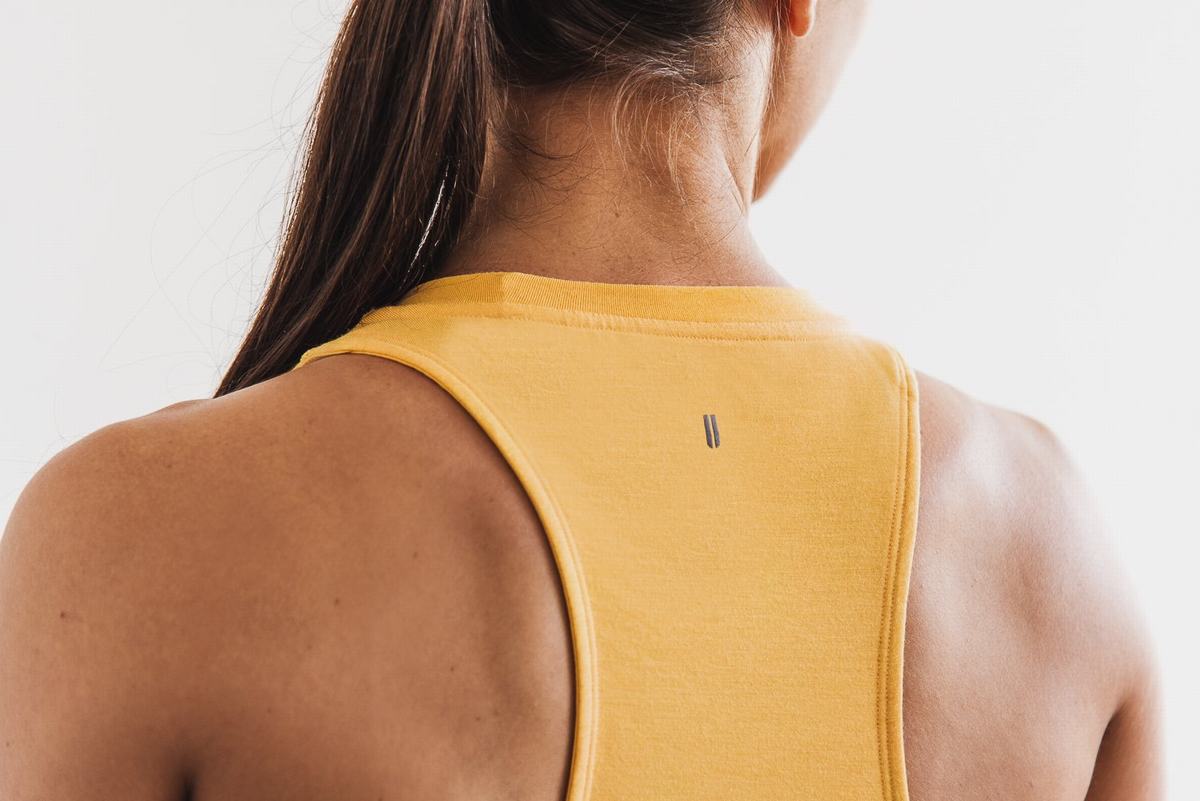Debardeur Nobull High-Neck Tank Bright Colors Femme Jaune | FE7589630