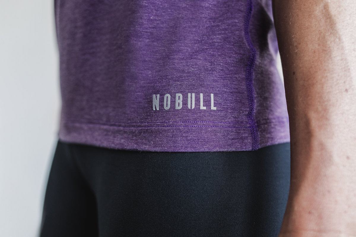 Debardeur Nobull High-Neck Tank Bright Colors Femme Violette | VX9450326