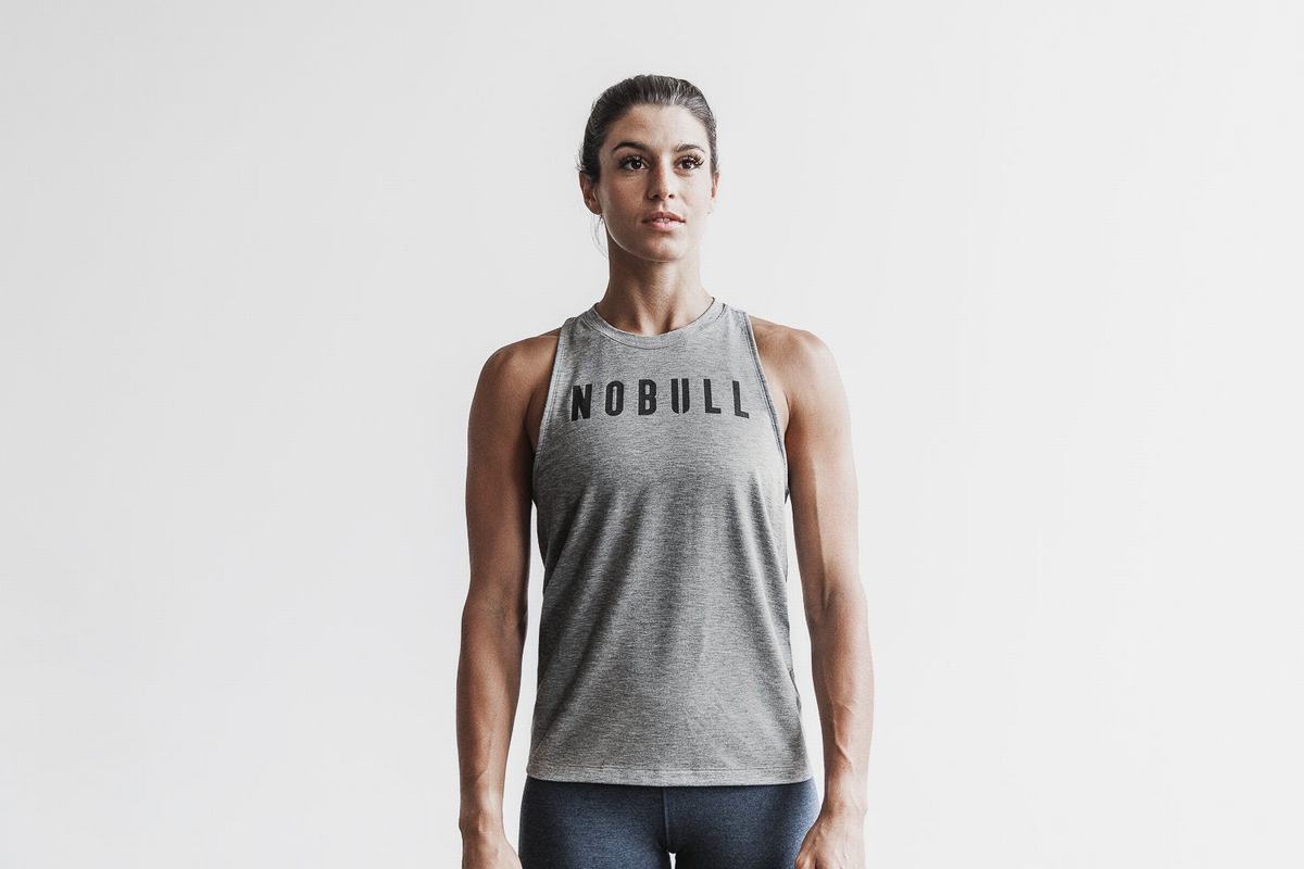 Debardeur Nobull High-Neck Tank Classic Colors Femme Grise | HF4652987