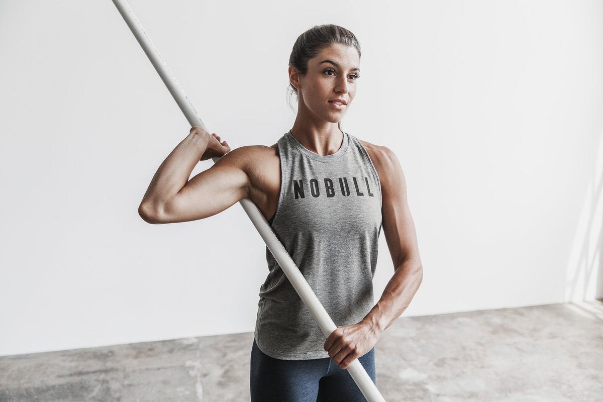 Debardeur Nobull High-Neck Tank Classic Colors Femme Grise | HF4652987