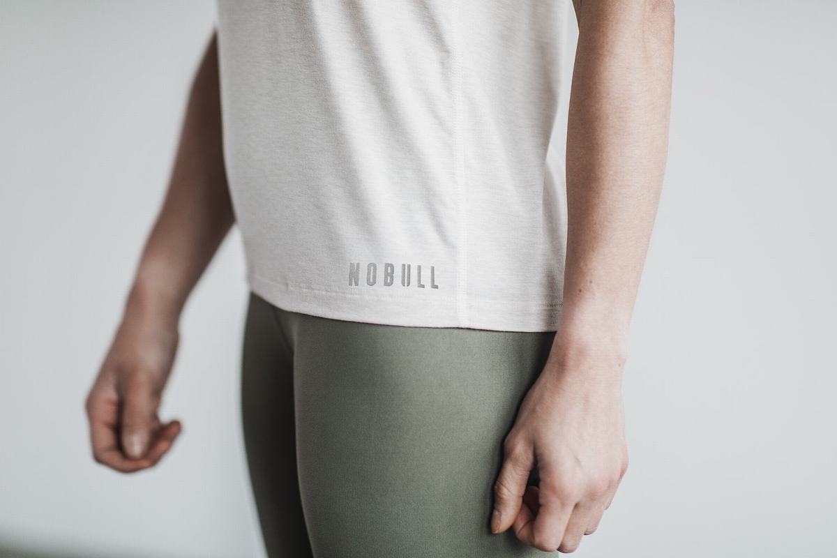 Debardeur Nobull High-Neck Tank Classic Colors Femme Beige | IG3701284