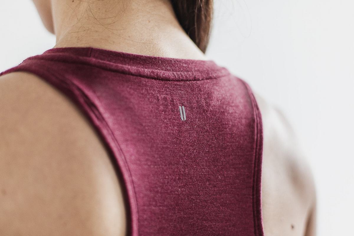 Debardeur Nobull High-Neck Tank Classic Colors Femme Rouge | TR3025968