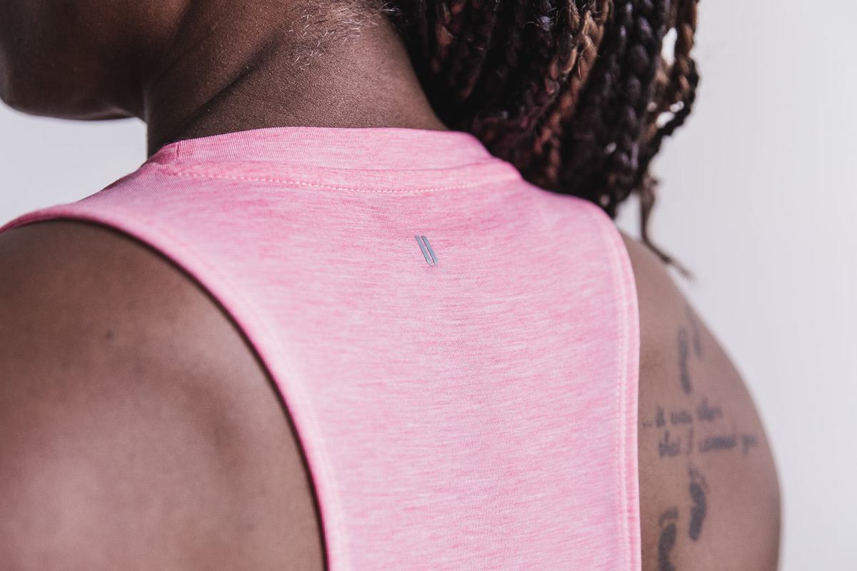 Debardeur Nobull High-Neck Tank Femme Rose | TJ7835601