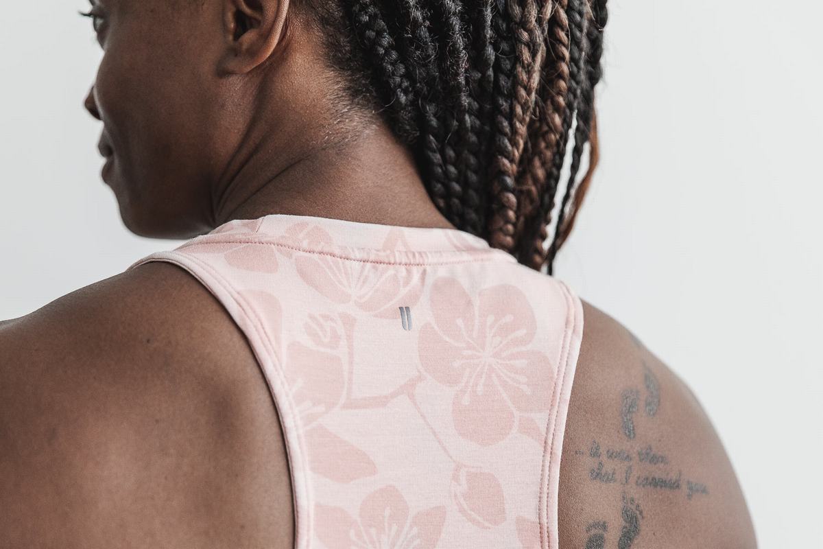 Debardeur Nobull High-Neck Tank Femme Rose Rose | WU4816593
