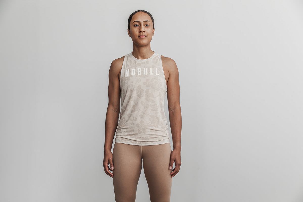 Debardeur Nobull High-Neck Tank Femme Rose | YT5438197