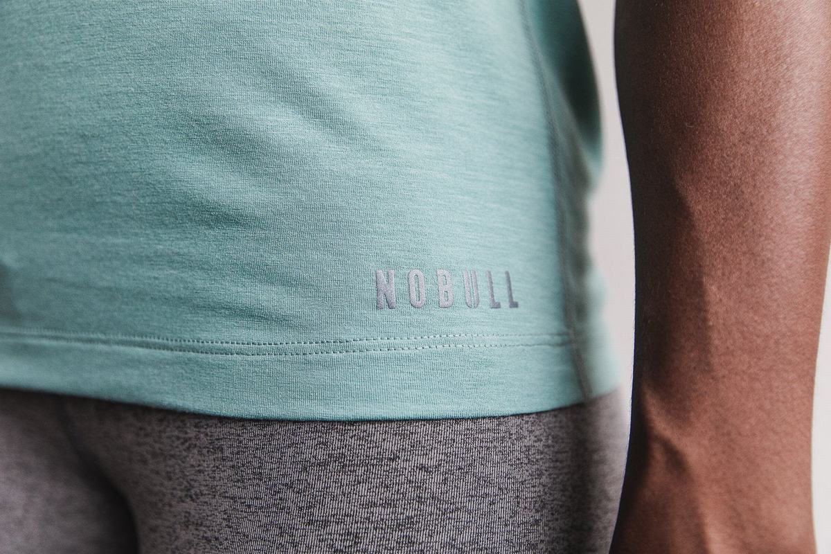Debardeur Nobull High-Neck Tank Seasonal Colors Femme Bleu | MY6412805